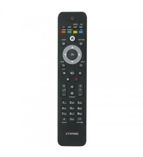 Controle remoto de TV CTVPH03 compatível com Philips 02ACCOEMCTVPH03PHILIPS COMPATIBLE