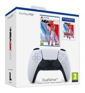 Gamepad Inalámbrico Sony DualSense para PS5 + Juego NBA 2K22 Edición Estándar + Lote Jumpstart NBA 2K22 NBA2K22 JUMP PS5