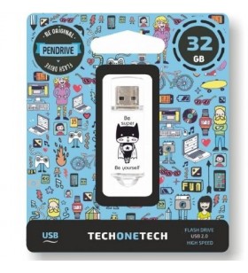 Pendrive 32GB Tech One Tech Be Super USB 2.0 TEC4018-32TECH ONE TECH