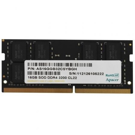 Memoria RAM Apacer ES.16G21.GSH 16GB ES.16G21.GSHAPACER