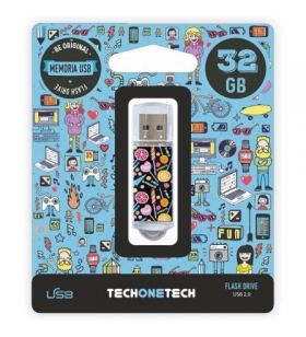 Pendrive 32GB Tech One Candy Pop USB 2.0 TEC4001-32TECH ONE TECH