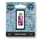 Pendrive 32GB Tech One Tech Flower Power USB 2.0 TEC4017-32TECH ONE TECH