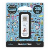 Pendrive 32GB Tech One Tech Que vida mas Perra USB 2.0 TEC4009-32TECH ONE TECH