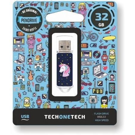 Pendrive 32GB Tech One Tech Unicornio Dream USB 2.0 TEC4012-32TECH ONE TECH
