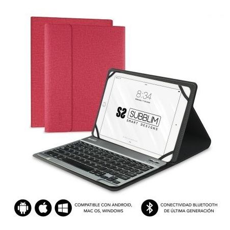 Capa de teclado Bluetooth Subblim Keytab Pro para tablets de 10,1' SUB-KT2-BT0003SUBBLIM