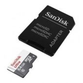Tarjeta de Memoria SanDisk Ultra 64GB microSD XC con Adaptador SDSQUNR-064G-GN3MASANDISK