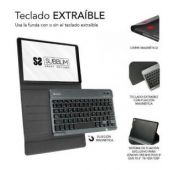 Funda con Teclado Subblim KeyTab Pro BT para Tablet Lenovo Tab M10 Plus de 10.6' 3a Gen SUBKT3-BTL300SUBBLIM