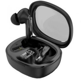 Fones de ouvido Bluetooth Vention air a01 nbmb0 com estojo de carregamento/7h de autonomia/preto