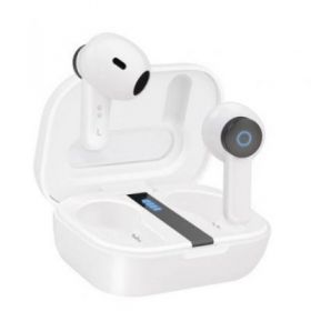 Bluetooth earphones tooq bender tqbwh-0031w with charging case/ autonomy 4h/ white