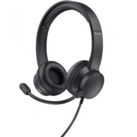 Headphones trust hs-201 usb/ with microphone usb/ black