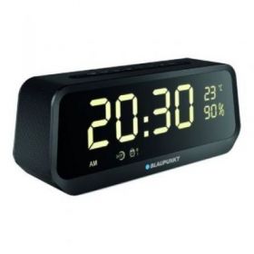 The alarm clock blaupunkt blp2400/ radio fm/ black