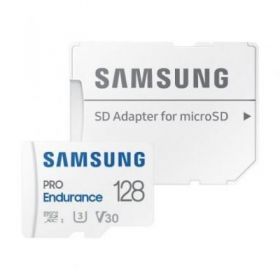 Memory card samsung pro endurance 128gb microsd xc with adapter/ class 10/ 100mbs