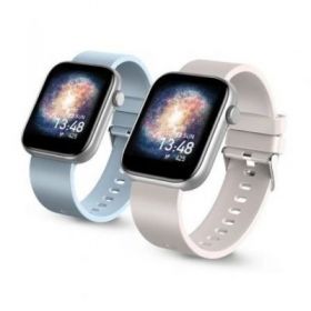 Smartwatch spc smartee duo 9637g/notificações/frequência cardíaca/inclui pulseira branca e azul