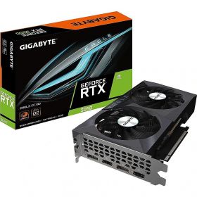 Tarjeta gráfica GIGABYTE NVIDIA GeForce RTX 3050 6 GB GV-N3050EAGLEOC-6GDGIGABYTE