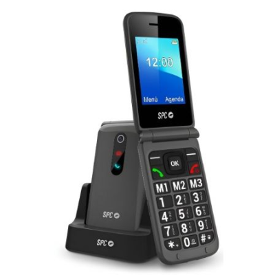 Telefone móvel spc stella 3 para pessoas mais velhas/ 4g/preto